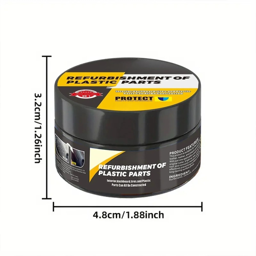 SL12 Car Interior Repair Paste Plastic Restorer Scratch Repair Tire Polish Wax 5