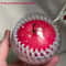 Cute Simulated Fruit Keychain Car Ornament Foam Bag Charm Auto Interior Decor 8