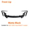 Glossy Black Front Bumper Body Kit For Tesla Model Y Juniper 2025 Front Lip Wind Blade Trim Side 7