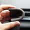 Universal Car Glove Box Hook Organizer Luxury Leather Interior Storage Hanger With Single Double