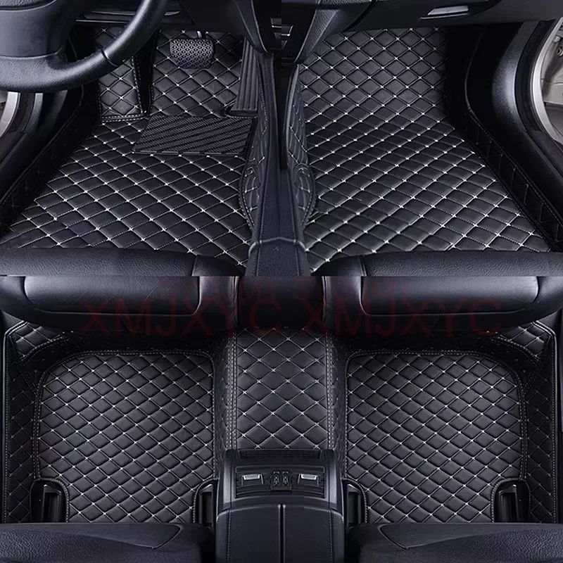Custom 3D Artificial Leather Car Floor Mats For Ford Explorer Focus Waterproof Interior Protectio 1