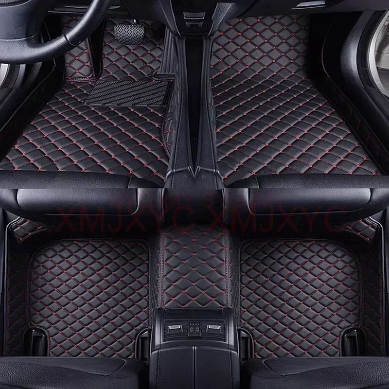 Custom 3D Artificial Leather Car Floor Mats For Ford Explorer Focus Waterproof Interior Protectio 2