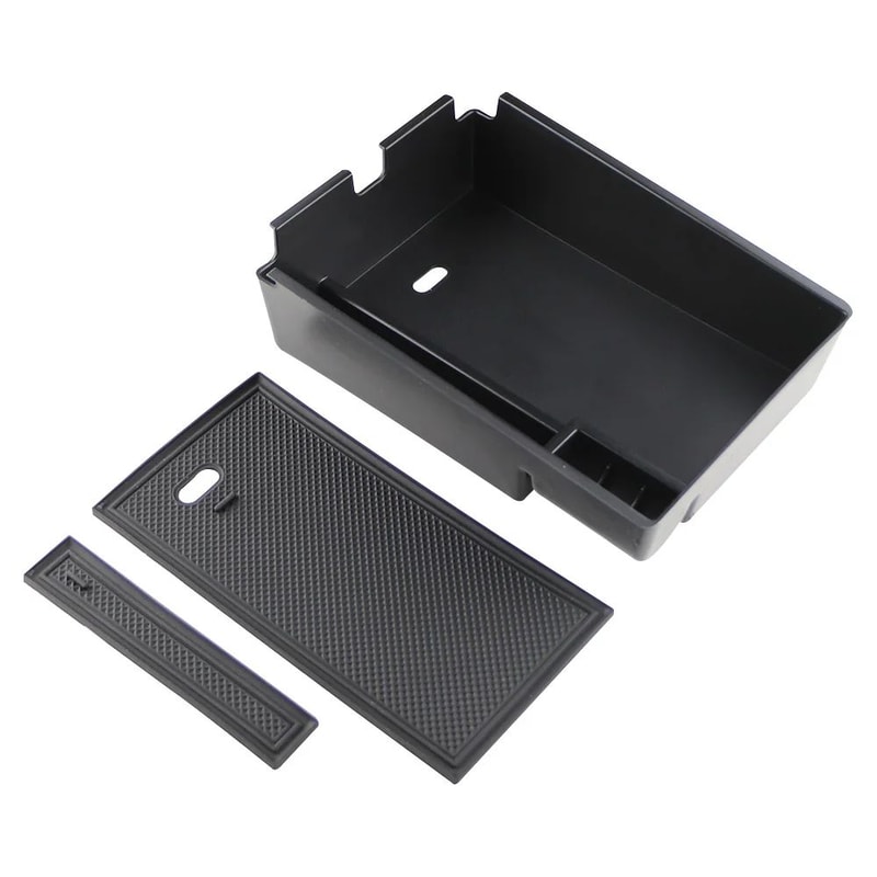 Kia Sportage NQ5 Center Console Organizer Tray ABS Armrest Storage Box Accessory 20222024 3