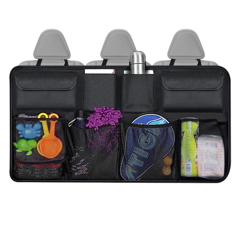 Universal Car Trunk Organizer Net Bag Adjustable Oxford Backseat Storage Organizer 3