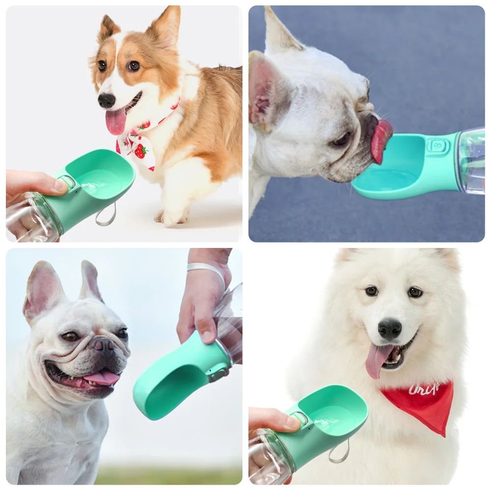 Portable Dog Water Bottle Leakproof Travel Drinking Cup For Dogs Cats 4