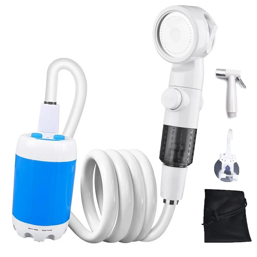 Portable Rechargeable Outdoor Shower Kit Handheld Camping Shower For Pets Car Washing Outdoor Adv 6
