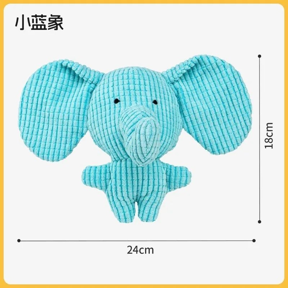 Calming Plush Duck Dog Toy Durable Squeaky Chew Companion For Puppies Dogs 13