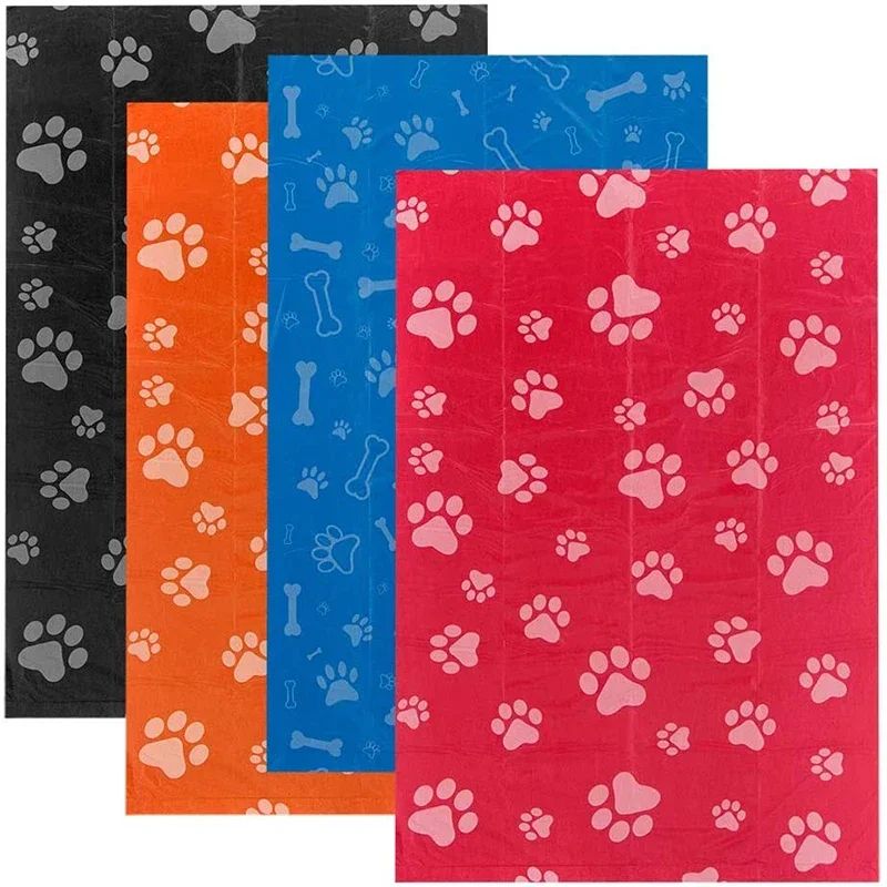 Dog Poop Bags Refill Rolls LeakProof Pet Waste Bags For Outdoor Dog Walking Cleanup 4