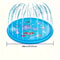 HeavyDuty Outdoor Pet Splash Pool AntiSlip Dog Cooling Bath Basin With Water Spray Function 6
