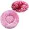 Round Plush Dog Bed Calming Pet Bed For Large Medium Small Dogs And Cats 21