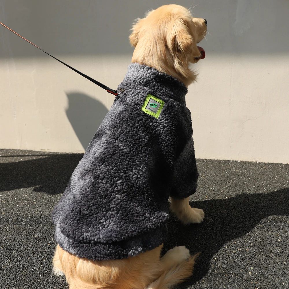 Winter Dog Jacket For Large Dogs Thick Windproof FleeceLined Coat For Medium Large Breeds 3