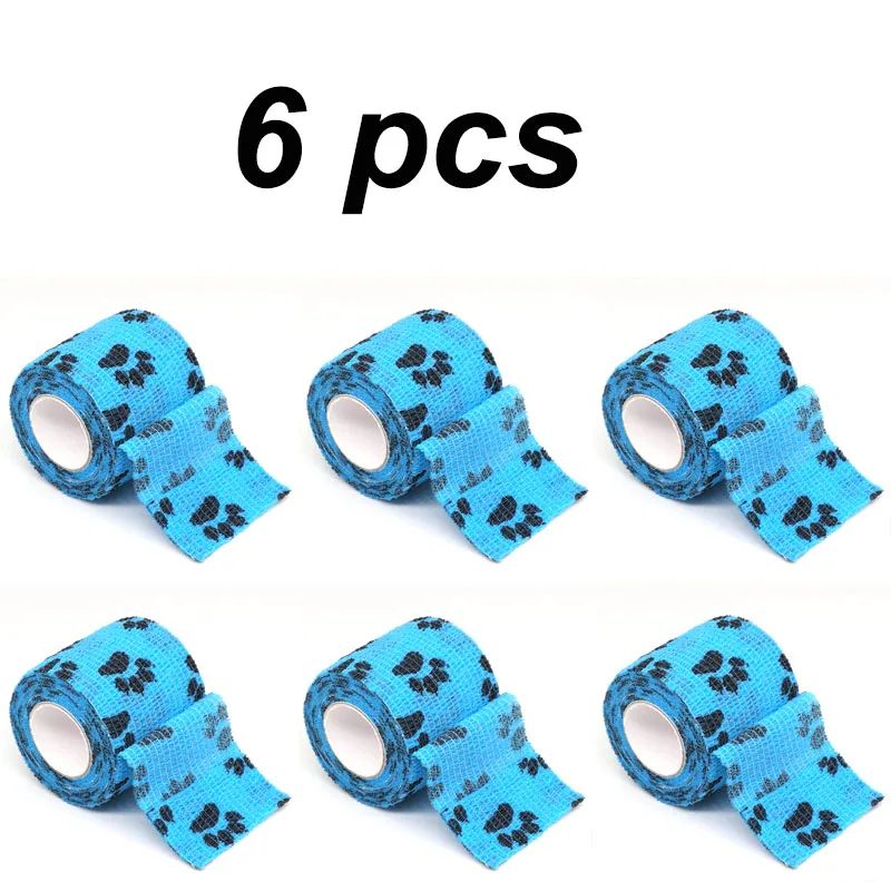 SelfAdhesive Dog Paw Wrap Bandages AntiDirt Protective Leg Wraps For Dogs Puppies 12