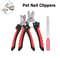 Professional Pet Nail Clippers Stainless Steel Dog Cat Nail Trimmer For Safe Grooming 0