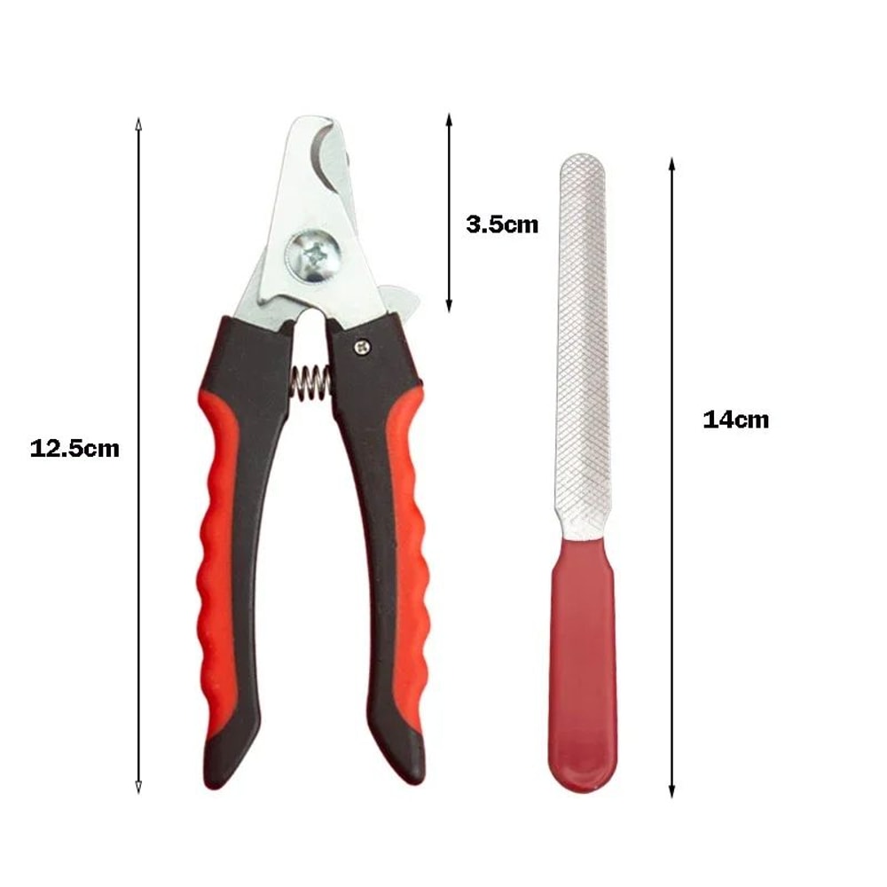 Professional Pet Nail Clippers Stainless Steel Dog Cat Nail Trimmer For Safe Grooming 6