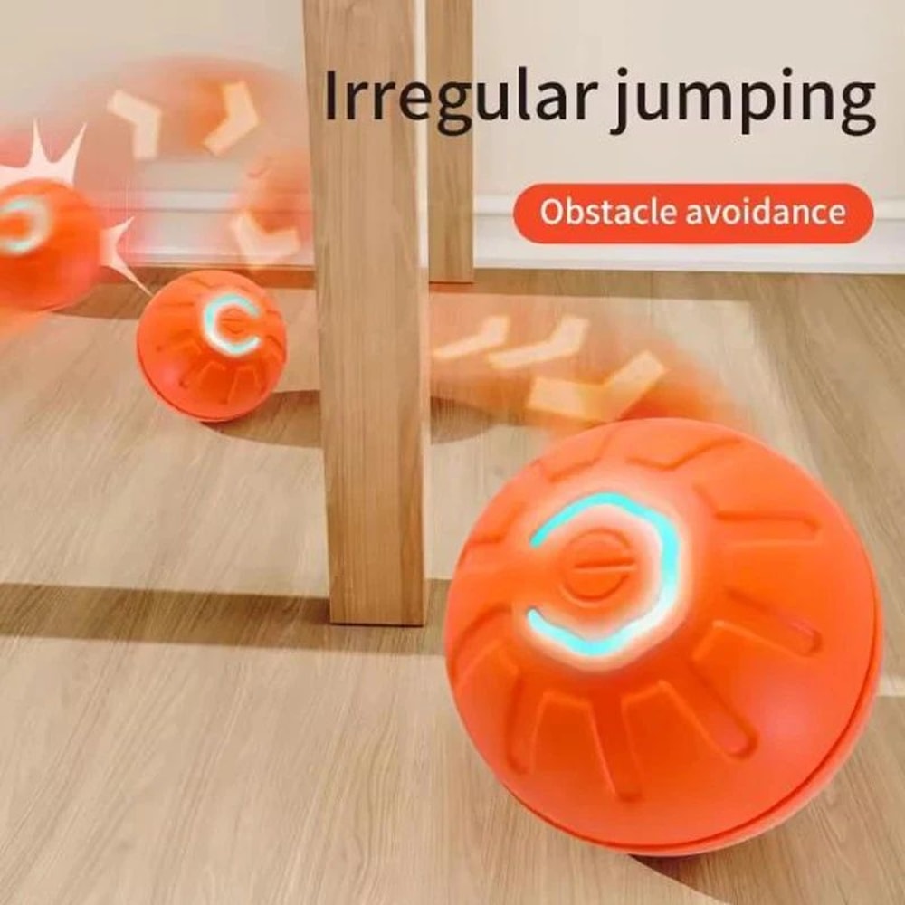 Interactive Rolling Pet Toy Ball USB Rechargeable Automatic Moving Ball For Dogs Cats 2