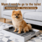 AntiSplash Dog Potty Tray With Pee Pad Holder Indoor Training Toilet For Small Medium Dogs 0