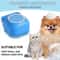 Silicone Pet Bath Massage Brush With Shampoo Dispenser SelfCleaning Soft Rubber Grooming Desheddi 4