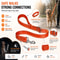 Reflective Nylon Dog Leash 5ft Heavy Duty Walking Lead With 360 Swivel Clasp Comfort Handle Night 3