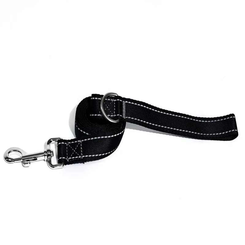 Reflective Nylon Dog Leash 5ft Heavy Duty Walking Lead With 360 Swivel Clasp Comfort Handle Night 6