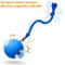 Smart Interactive Rolling Ball Toy For Cats Dogs Rechargeable Automatic Motion Ball With Obstacle 6