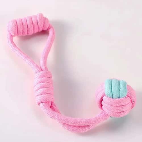 Cotton Rope Ball Dog Toy – Durable Teeth Cleaning Chew Toy for Small & Large Dogs Interactive Play