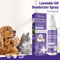 Lavender Pet Deodorizing Spray Natural Dog Cat Perfume For Odor Control AntiItch Coat Freshening 0