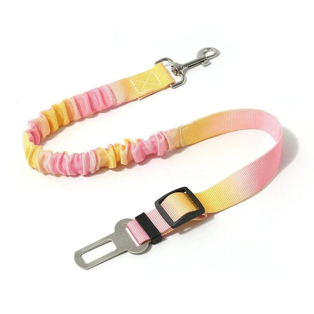 Adjustable Pet Car Seat Belt Leash Gradient Dog Safety Tether For Travel And Vehicle Restraint 8