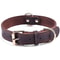 Benepaw Genuine Leather Dog Collar Heavy Duty Double DRing Collar For Medium Large Dogs 7