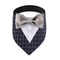 Pet Wedding Tuxedo Bandana Adjustable Dog Bib Scarf For Weddings Birthdays Special Occasions 7