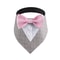 Pet Wedding Tuxedo Bandana Adjustable Dog Bib Scarf For Weddings Birthdays Special Occasions 8