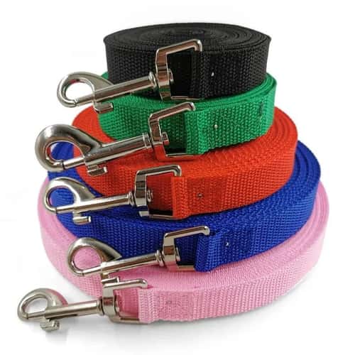 Heavy-Duty Long Dog Training Leash – Durable Nylon Walking & Recall Lead for Small and Large Dogs