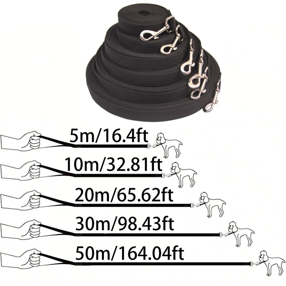HeavyDuty Long Dog Training Leash Durable Nylon Walking Recall Lead For Small And Large Dogs 1