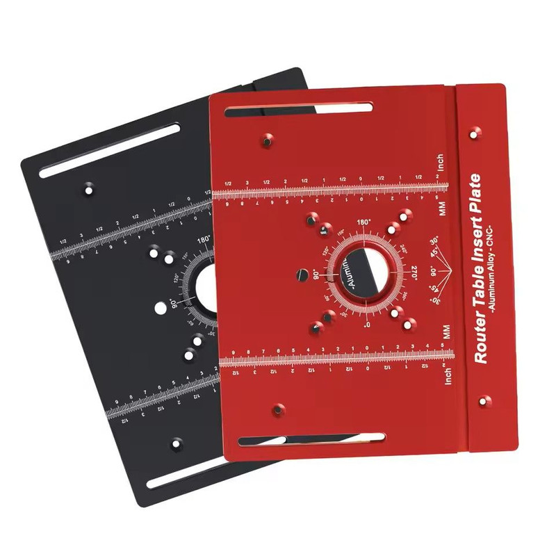 New Router Table Insert Plate Set With Router Lifts For Woodworking Slotting Trimming Chamfering 3