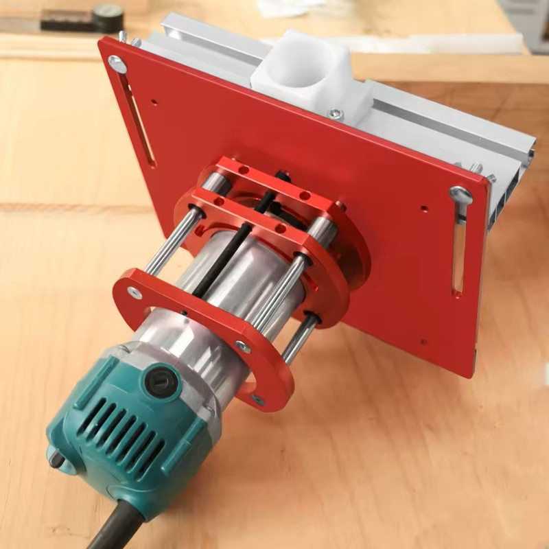 New Router Table Insert Plate Set With Router Lifts For Woodworking Slotting Trimming Chamfering 4