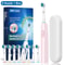 Rotary Rechargeable Electric Toothbrush For Adults 8 Soft Brush Heads Included 5
