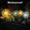 60LED Solar Fireworks Lights Outdoor Waterproof Garden Decor 8 Modes Remote Control 8
