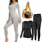 Performance Thermal Base Layer Set 2Pack FleeceLined Long Johns For Women Ideal For Hiking Skiing