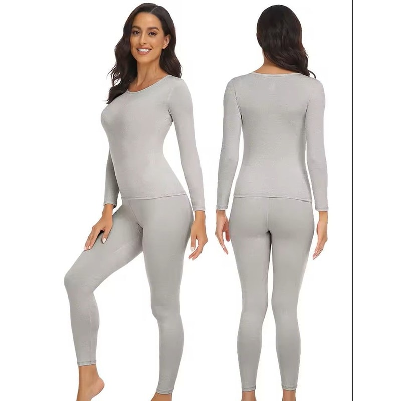 Performance Thermal Base Layer Set 2Pack FleeceLined Long Johns For Women Ideal For Hiking Skiing