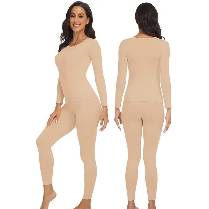 Performance Thermal Base Layer Set 2Pack FleeceLined Long Johns For Women Ideal For Hiking Skiing