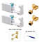 2PCS Disposable Ear Piercing Kit Builtin Stud Guns Bonus Cubic Zirconia Earrings Safe Easy Home 9