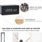 Wooden LED Digital Alarm Clock With Temperature Display Desk Bedside Clock For Home Office 13
