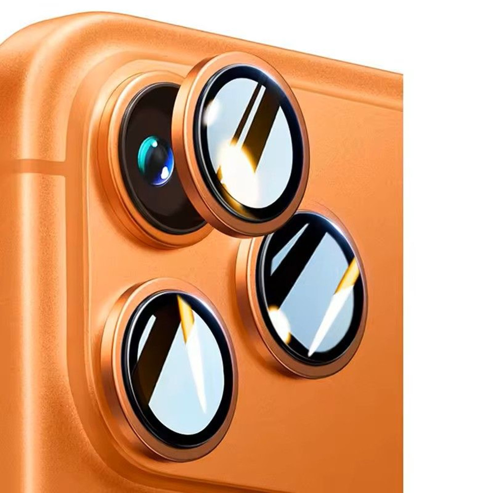 Aluminum Alloy Camera Lens Protector For IPhone 17 Pro Max 9H Tempered Glass Cover Scratch Drop