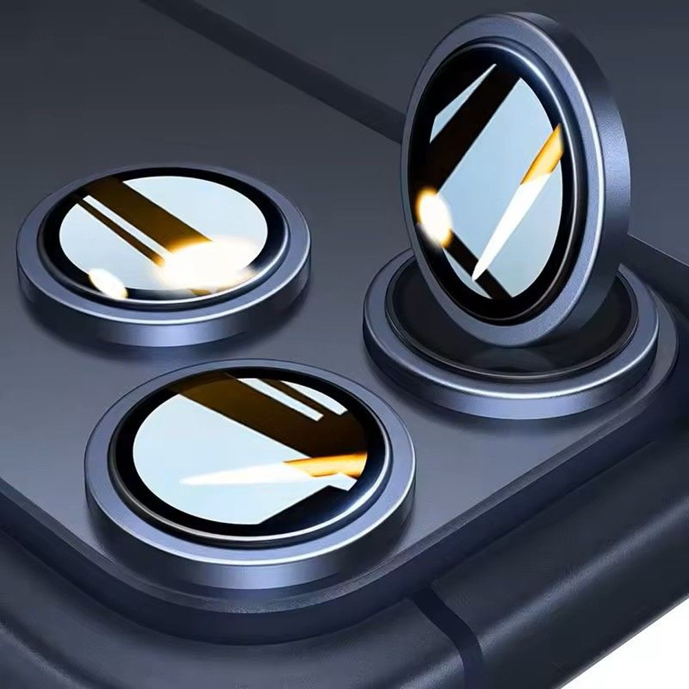 Aluminum Alloy Camera Lens Protector For IPhone 17 Pro Max 9H Tempered Glass Cover Scratch Drop