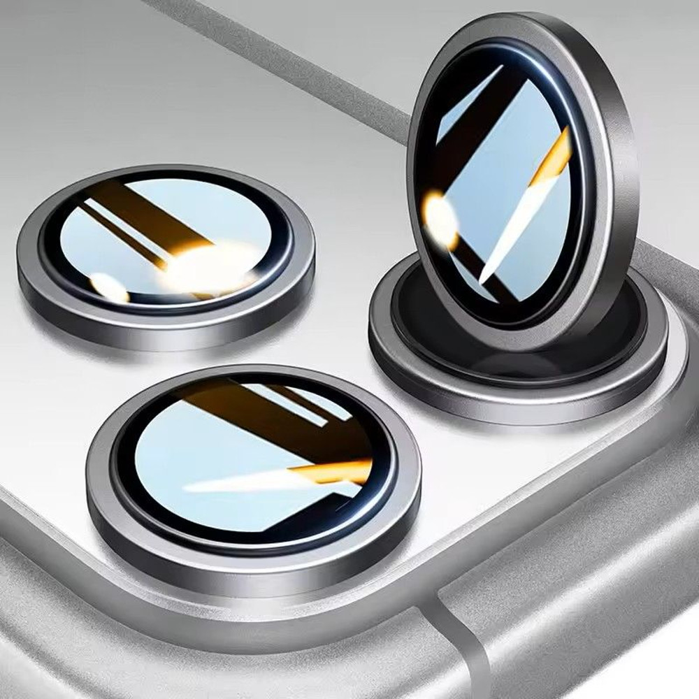 Aluminum Alloy Camera Lens Protector For IPhone 17 Pro Max 9H Tempered Glass Cover Scratch Drop