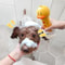 Yellow Duck USB Rechargeable Pet Foaming Bath Machine Automatic Foam Soap Dispenser For Dogs Cats