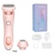 2in1 Electric Ladies Shaver Bikini Trimmer Waterproof IPX7 Hair Removal For Face Underarms Legs