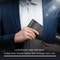 Slim RFIDBlocking Smart Wallet For Men Synthetic Leather Credit Card Holder With Money Clip Ultra