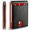 Slim RFIDBlocking Smart Wallet For Men Synthetic Leather Credit Card Holder With Money Clip Ultra