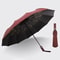 12Rib Automatic UVProtection Umbrella HeavyDuty Windproof Foldable SunRain Umbrella 3