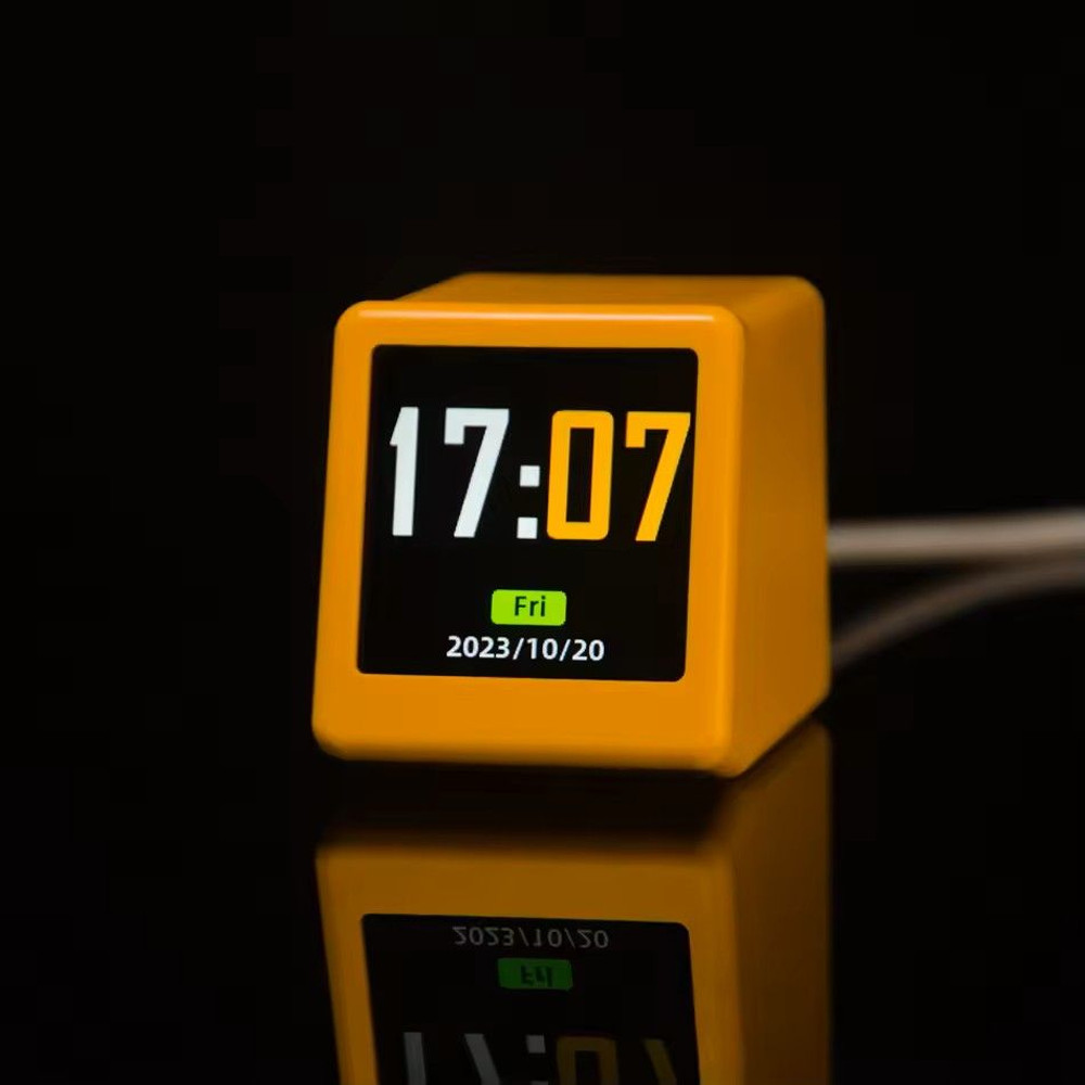 GeekMagic Ultra Smart WiFi Weather Station Bed Clock With Photo Display And GIF Animation 5